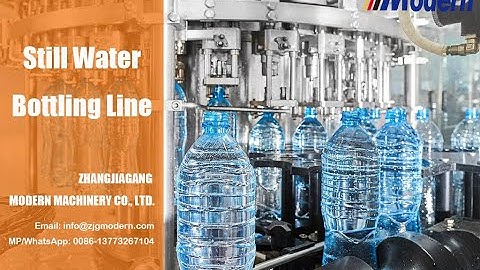 The Future of Table Water: Automatic Still Water Bottling Line & Filling Line