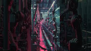 Robot Factory Neon Drive #Shorts