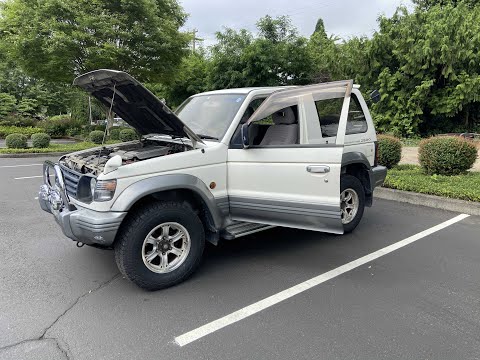 1995 Mitsubishi Pajero White 110K Miles Manual Transmission
