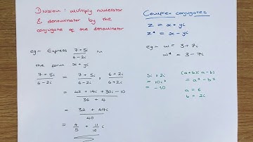 Adding, Subtracting, Multiplying and Dividing Complex Numbers | AS & A Level Further Maths