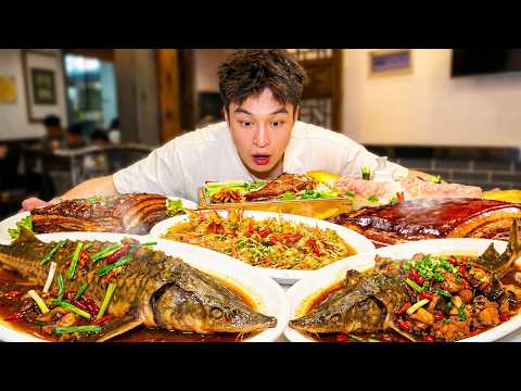 A single sturgeon weighs over 100 jin (50 kg) and costs 20,000 yuan, which can be used in multipl...