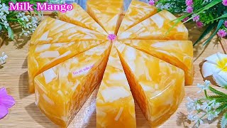 Món Tráng Miệng Mới Lạ Từ Sữa Xoài Thanh Mát Thơm Béo Rất Dễ Làm Và Đễ Ăn Được Lâu