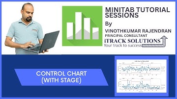 Control Chart : How to draw control chart with stages in #minitab