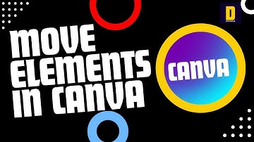 Select And Move Elements In Canva