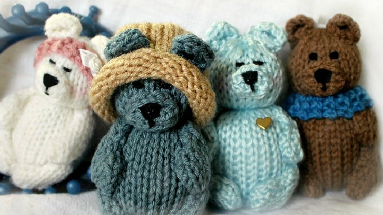 tiny knitted teddy bear pattern