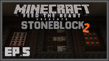Stoneblock 2 - EP5 - Auto Sieves & Miner