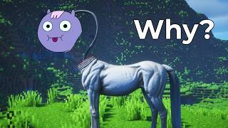 I added the weirdest mod to my Minecraft world