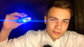 :     ASMR examination by a therapist