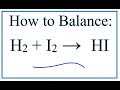 Balancing Chemical Equations Concepts