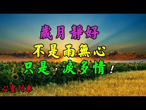 【心靈列車 】  歲月靜好，不是雨無心，只是，淚多情：累了，讓心吹吹風；傷了，讓夢醒一醒；痛了，讓腳步停一停。一輩子是場修行，短的是旅途，長的是人生，旅行，能讓你遇到那個更好的自己。