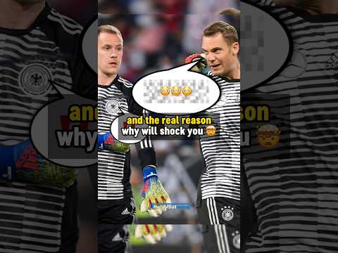 WHY Neuer is MAD at Ter Stegen 😳 #football