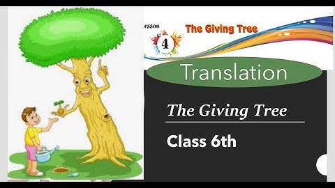 #6th English|| Lesson 4 || The Giving Tree Translation #EnglishLesson #EnglishPSEB