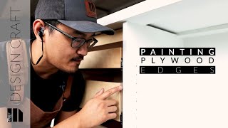 How to Paint Plywood Edges // How to // Woodworking