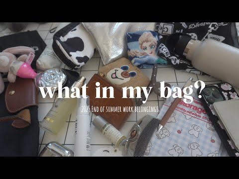 【what's in my bag?】荷物多めのOLの通勤バッグの中身//お気に入りを詰め込んだLONGCHAMPのトートバッグ