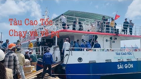 Chuyến Tàu Cao Tốc Superdong đi phan Thiết -Tàu Phú Quý Express về Đảo khung cảnh nhộn nhịp mùa hè #