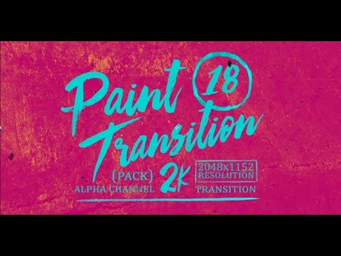 paint transition after effects template youtube