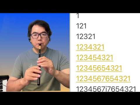 爱尔兰哨笛基础训练1 (Irish Whistle Training 1)