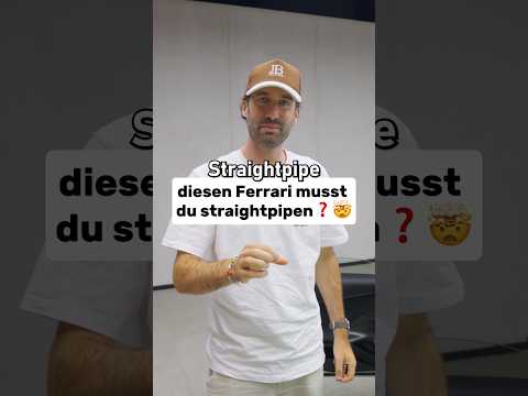 diesen Ferrari musst du straightpipen❓🤯 #jbmotors #ferrari