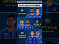 🏏 Team India ka best opening pair kaun?🤔A️⃣ Sanju+AbhishekB️⃣ Vaibhav+SanjuC️⃣ Abhishek+Vaibhav