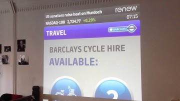 Ticker test on Webconverger neon