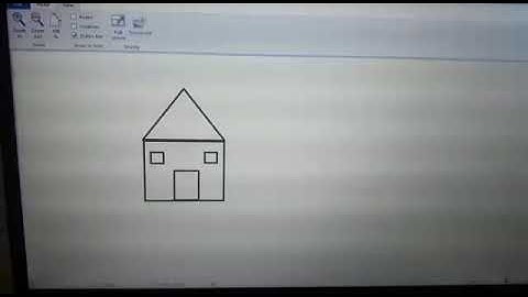 Computer graphics using c - how to draw a simple house | Athira