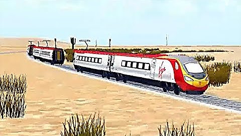 Train Sim - Desert Using 390 Pendolino - Simulasi Kereta Api