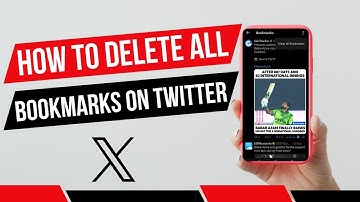 How to delete all bookmarks on Twitter