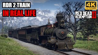 🚂 Red Dead Redemption 2 – Train in Real Life! | Cinematic Realistic RDR2 Train Journey 4K Ultra HD