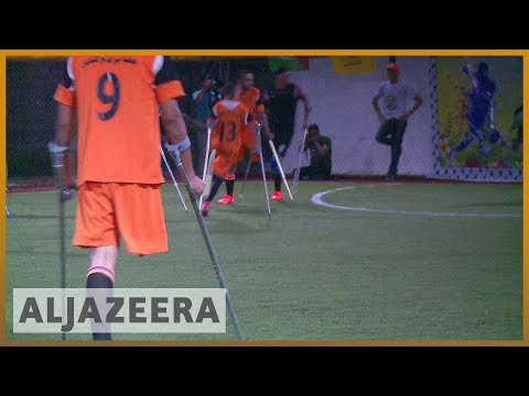 ?? Playing football brings hope to amputees in Gaza | Al Jazeera English