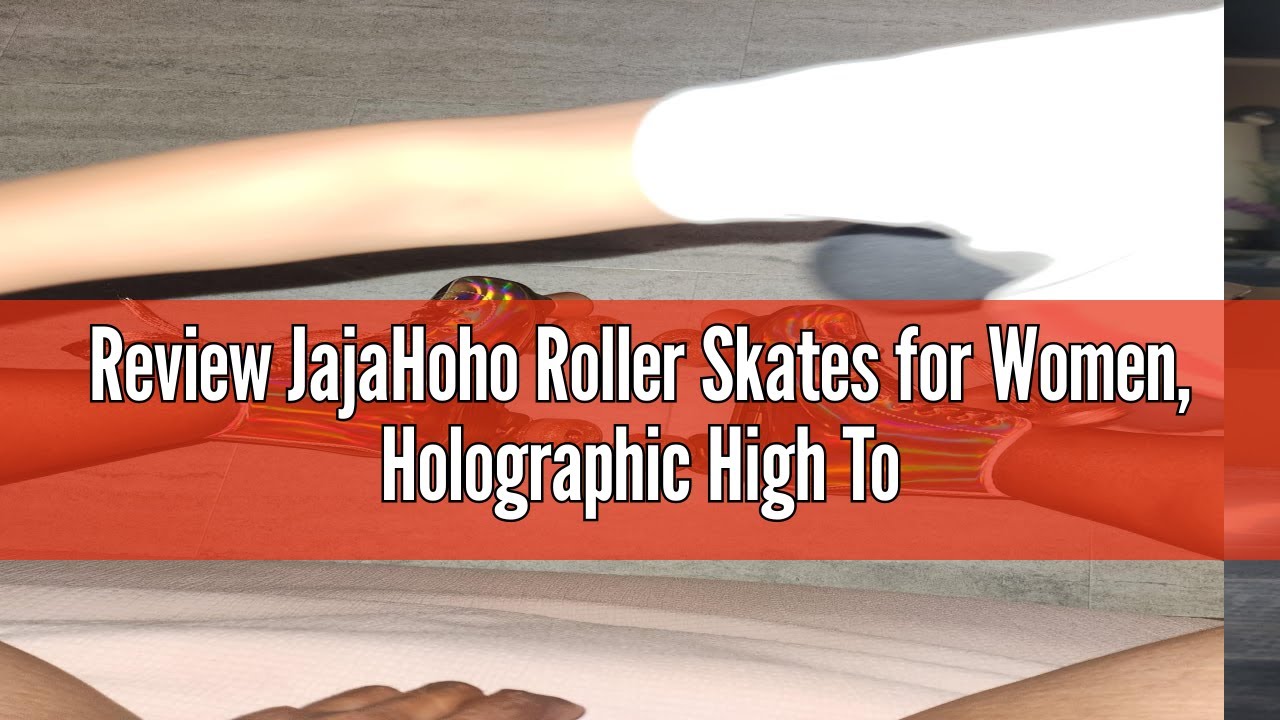 Review JajaHoho Roller Skates for Women, Holographic High Top PU Leather Rollerskates, Shiny Double-