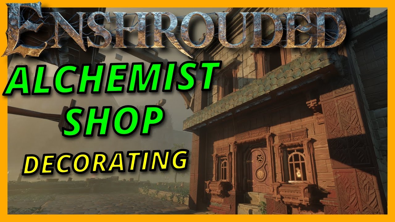 Decorating Alchemist Shop & Prepping for Water | ENSHROUDED  #enshrouded