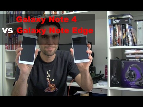 Samsung Galaxy Note 4 vs Galaxy Note Edge, comparativa