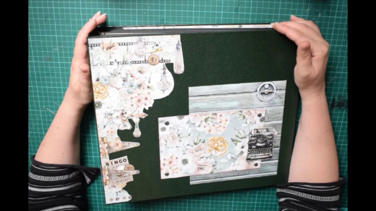 Finitions albums 30x30 scrapbooking YouTube