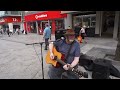 Johnny larsen sings going down by freddie king in church street liverpool