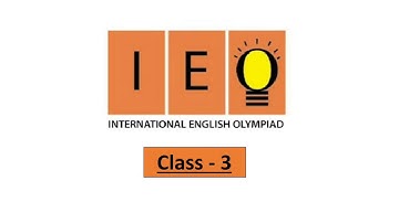 IEO Class-3 (2019-20 practice). International English Olympiad Question paper