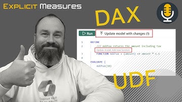 User Defined Functions in DAX - Ep.463 - Power BI tips