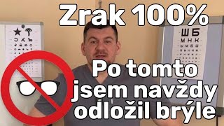 Jak jsem zlepšil zrak bez brýlí – Stačí vyzkoušet jednou a uvidíš rozdíl!