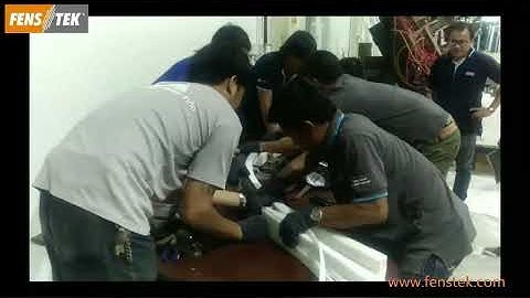 Fenstek upvc window bending machine for  pvc profile BM1800