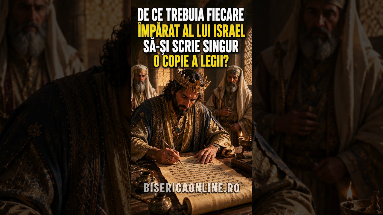 De ce trebuia fiecare împărat al lui Israel să-și scrie singur o copie a Legii? - Întrebări biblice