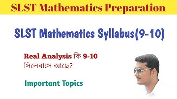 WB SLST Mathematics Preparation || Syllabus for 9-10 || Important Topics || WBCSSC || WBMSC