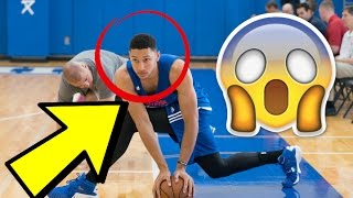 Ben Simmons Shooting 3 Pointers At Philadelphia 76Ers Practice