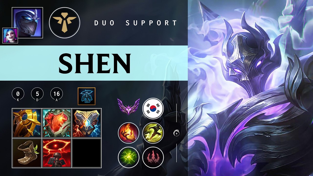 Shen Support vs Yuumi - KR Master Patch 26.04