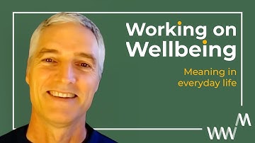 Prof Michael F Steger on finding meaning in everyday life | Working on Wellbeing S3E7