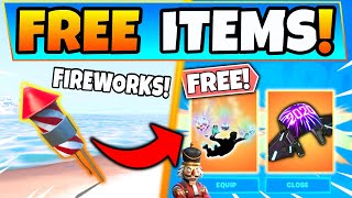 Fortnite FROZEN FIREWORKS & FREE ITEMS! Shiver Inn + Winterfest Challenges in Battle Royale!