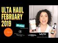 Ulta BEAUTY HAUL FEBRUARY 2019| CURL SMITH+MAKE UP +HAIR+SKIN CARE