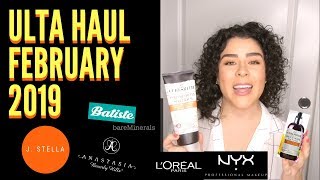 Ulta BEAUTY HAUL FEBRUARY 2019| CURL SMITH+MAKE UP +HAIR+SKIN CARE