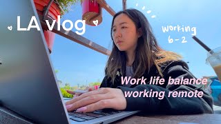 Work week in my life as a Marketing manager ✨ NYC to LA remote work vlog, Michelin star restaurant 🤤