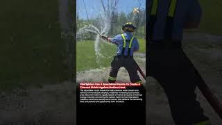 Firefighters Use Fluid Dynamics to Block Immense Heat