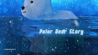 Полярне ведмежатко❤️Polar Bear Story [lofi relaxing beats/🐻‍❄️🇺🇦] in 4K