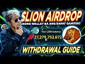 Lion airdrop athene how to wit.raw token  what wallet to use